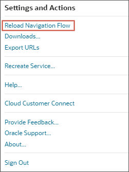 Reload Navigation Flow
